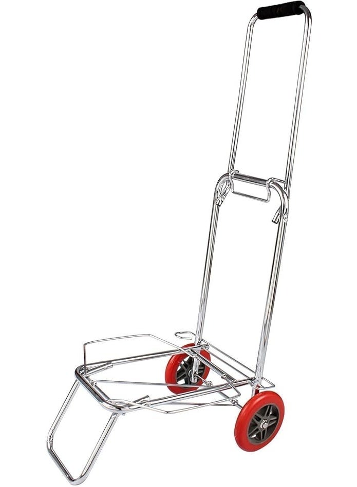 عربة أمتعة قابلة للطي مصنوعة من الألومنيوم بعجلتين (80 كجم) - Image 1